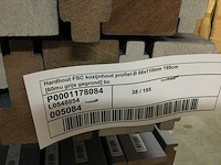 263 kozijnhout hardhout profiel -b 66x110 mm 195 en 295 cm. - afbeelding 4 van  8