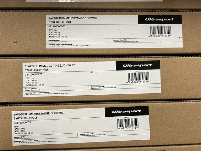 26x 2-voudige pull-up bar ultrasport - afbeelding 6 van  7