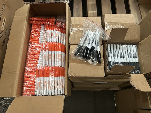 2700x boardmarker medium round oranje/zwart sam creative - afbeelding 2 van  6