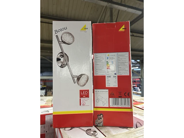 275x moderne langwerpige led spot trio, balou - afbeelding 2 van  5