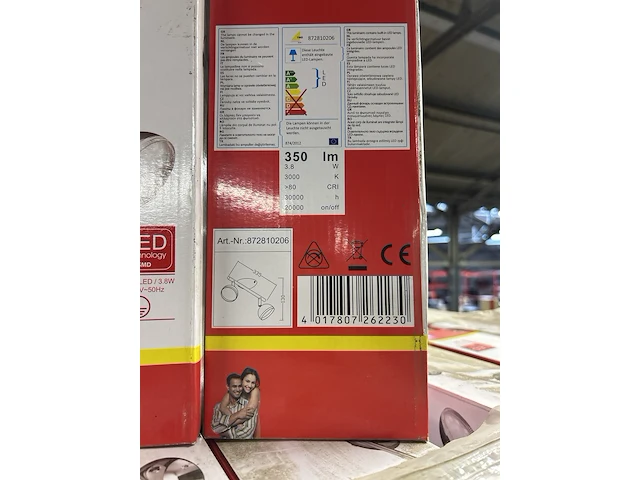 275x moderne langwerpige led spot trio, balou - afbeelding 3 van  5