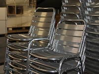 28 aluminium terrasstoelen. - afbeelding 1 van  2