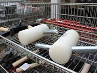 28 hamers in diverse maten en uitvoeringen in drie manden. let op; excl. draadmanden - afbeelding 3 van  4