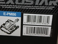28 sets fietspedalen exustar e-pm86 in doos. - afbeelding 2 van  2
