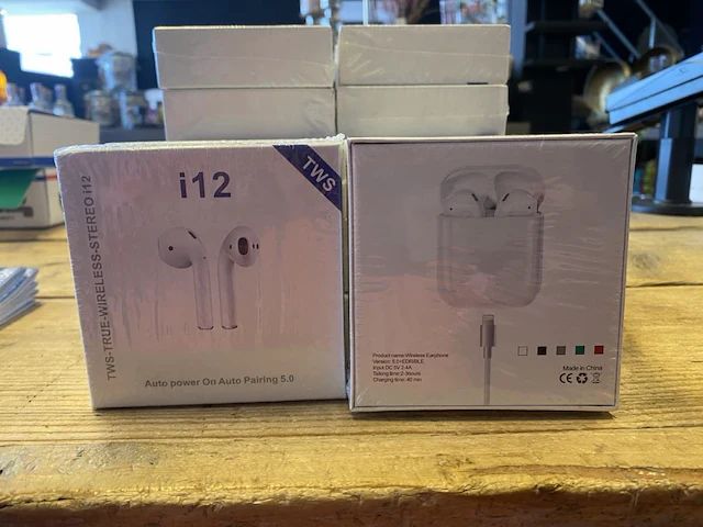 28 stuks draadloze oortjes i12 tws-true-wireless-stereo - afbeelding 1 van  3