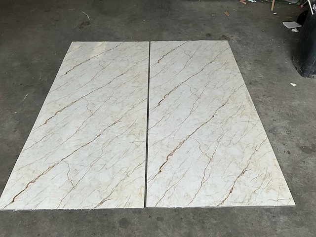 280x122cm - marmeren wandpanelen (2x) - afbeelding 1 van  10