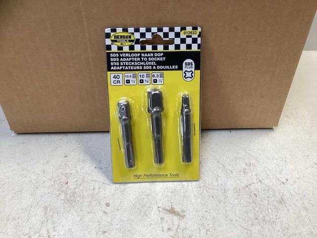 (28x) sds verloop naar dop - bensontools - 3-delig - afbeelding 2 van  3