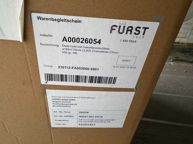 29 pallets emmers haribo - afbeelding 3 van  29