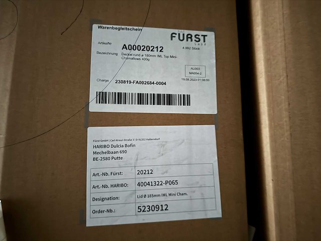 29 pallets emmers haribo - afbeelding 10 van  29