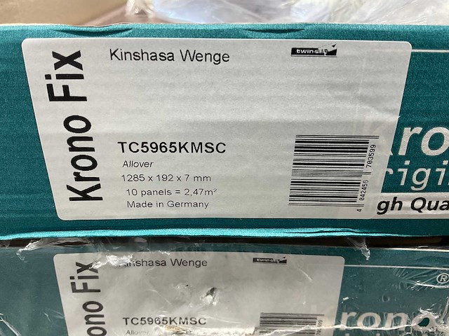 29,6m² krono fix classic kliklaminaat kinshasa wenge - afbeelding 2 van  11