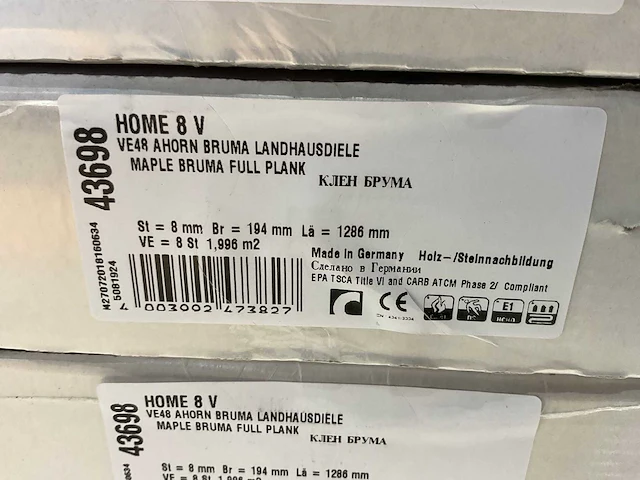 29,9m² classen home edition kliklaminaat maple bruma - afbeelding 2 van  10