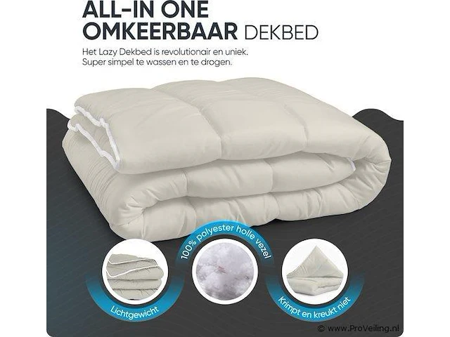2in1 dekbed 200x200cm all season - afbeelding 5 van  7