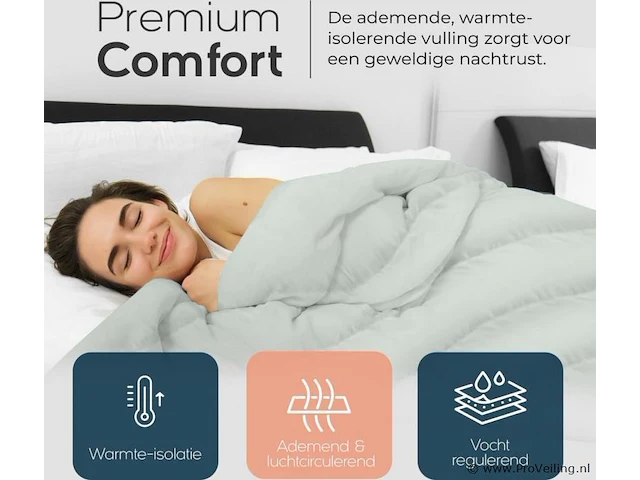 2in1 dekbed 240x200cm+hoofdkussens all season - afbeelding 6 van  7