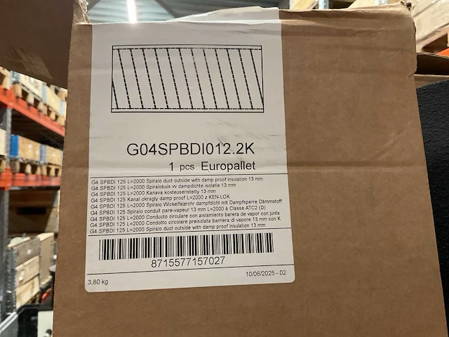 2m geïsoleerde spirobuis (8x) - afbeelding 4 van  4