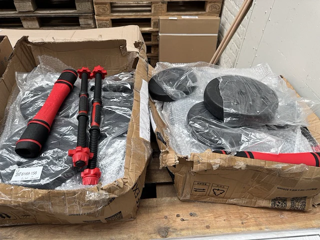 2x 2-in-1 dumbbell set 40 kg - afbeelding 1 van  3