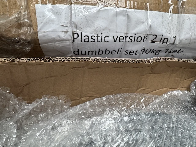 2x 2-in-1 dumbbell set 40 kg - afbeelding 3 van  3