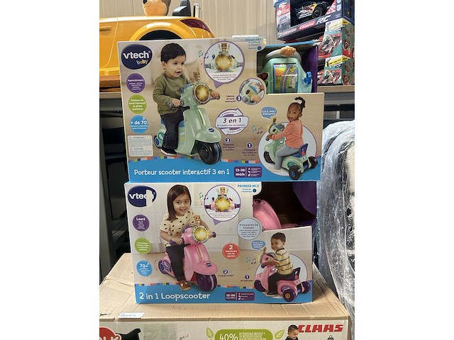 2x 2-in-1/3-in-1 loopscooter vtech - afbeelding 1 van  7