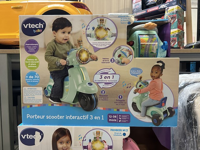 2x 2-in-1/3-in-1 loopscooter vtech - afbeelding 2 van  7