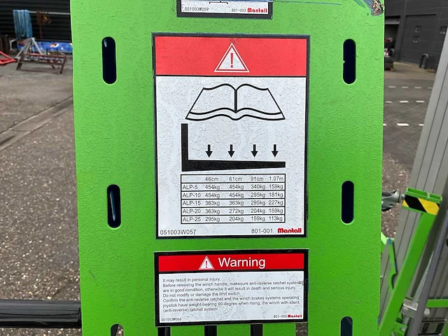 2x 2023 mantall alp-20 kanaallift - afbeelding 4 van  18