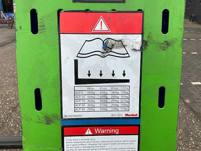 2x 2023 mantall alp-20 kanaallift - afbeelding 9 van  18