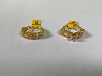 2x 20karaats geelgouden ringen - afbeelding 2 van  5