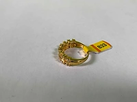 2x 20karaats geelgouden ringen - afbeelding 4 van  5