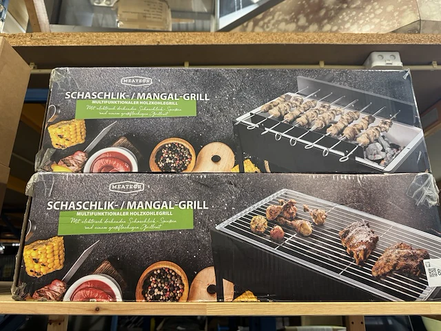 2x 3-in-1 barbecue met rotisserie meateor - afbeelding 1 van  2