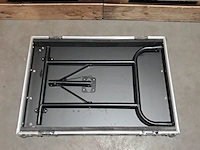 2x 5-laden flightcase, power dynamics, pd-fa6, met uitklapbare tafel - afbeelding 5 van  15