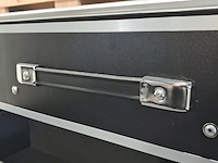 2x 5-laden flightcase power dynamics, pd-fa6, met uitklapbare tafel - afbeelding 2 van  15