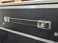 2x 5-laden flightcase, power dynamics, pd-fa6, met uitklapbare tafel - afbeelding 2 van  15