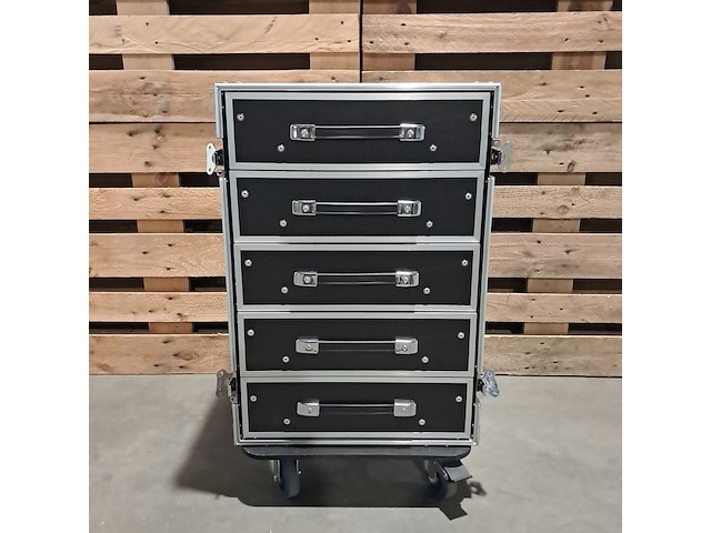 2x 5-laden flightcase, power dynamics, pd-fa6, met uitklapbare tafel - afbeelding 14 van  15