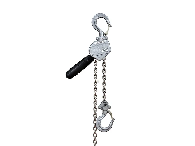 2x 53/07a 500kg 1m rateltakel met certificaat, hadef professional - afbeelding 1 van  2