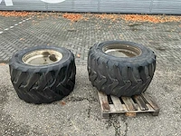 2x 600/40-22.5 band met velg - afbeelding 3 van  10