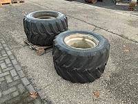 2x 600/40-22.5 band met velg - afbeelding 7 van  10
