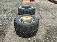 2x 600/40-22.5 band met velg - afbeelding 8 van  10