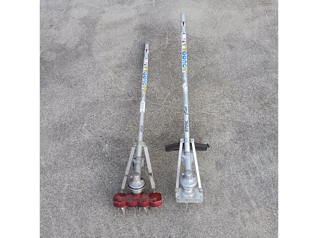 2x aanbouwdeel topkeeper powershoffel, stihl - afbeelding 1 van  11