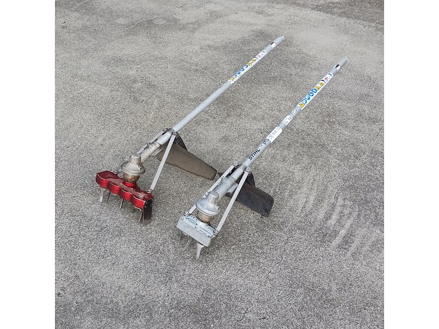2x aanbouwdeel topkeeper powershoffel, stihl - afbeelding 1 van  14