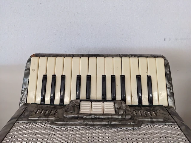 2x accordeon, hohner en kosmo - afbeelding 2 van  14