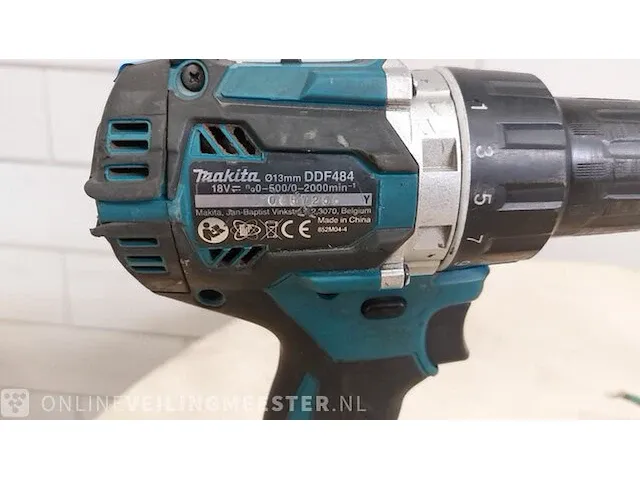 2x accu boormachine makita, ddf484, dml801 - afbeelding 2 van  11