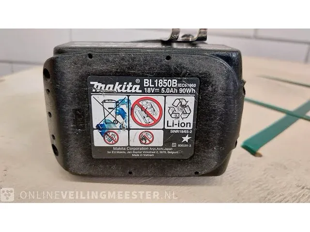 2x accu boormachine makita, ddf484, dml801 - afbeelding 3 van  11