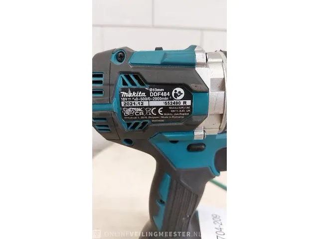 2x accu boormachine makita, ddf484, dml801 - afbeelding 7 van  11