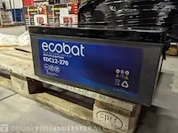 2x accu ecobat, edc12-270 - afbeelding 1 van  5