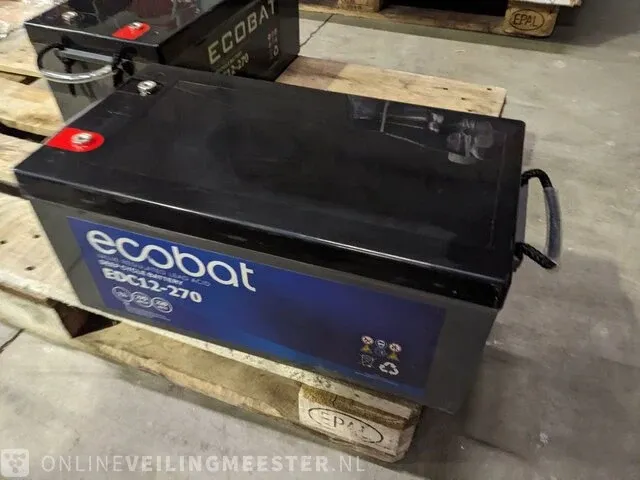 2x accu ecobat, edc12-270 - afbeelding 2 van  5