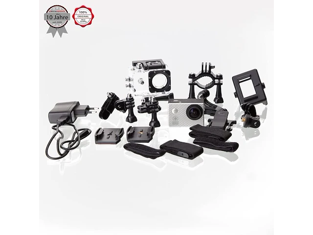 2x action camera silver met accessoires ultrasport umove hd60 - afbeelding 3 van  3
