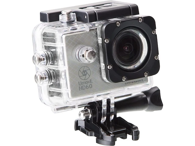 2x action camera silver met accessoires ultrasport umove hd60 - afbeelding 1 van  4