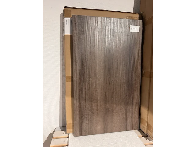 2x afdekbladen badmeubel, dark brown - afbeelding 1 van  2