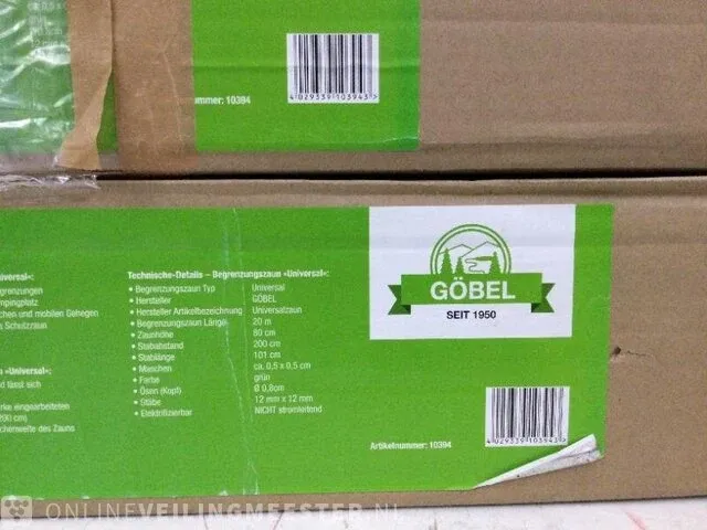 2x afrasteringsnet, dezelfde gobel, 10394 - afbeelding 3 van  3