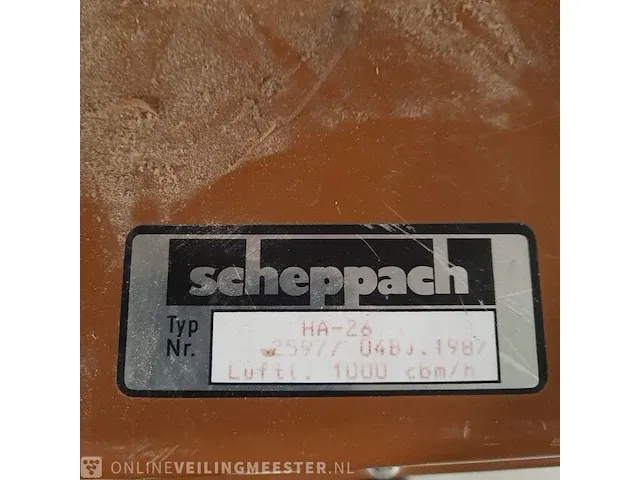 2x afzuiger scheppach, ha-26 - afbeelding 7 van  16