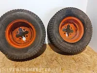 2x agriwiel met grasbanden bridgestone - afbeelding 1 van  5