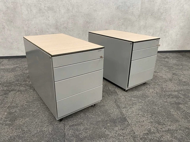 2x ahrend - verrijdbaar stalen ladeblok - afbeelding 1 van  12